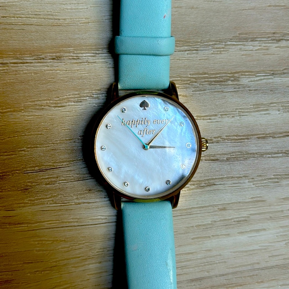 Kate Spade Live Colorfully Rare “happily ever after” Watch